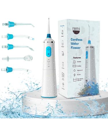 Remi Ultimate Water Flosser for Advanced Dental Care Superior Gum Health and On-The-Go Portability - Perfect for Braces Gum Health and Plaque Removal