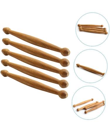 Gatuida 5-St Wood Massage Device - Multi-Purpose Reflex Zone Tools for Spa & Full Body Massage - Vietnam Wood - Buy Online on GoSupps.com