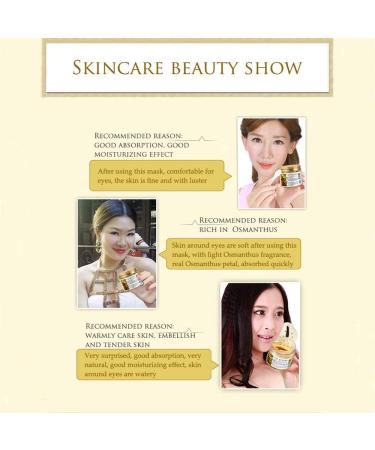 BIOAQUA Gold Osmanthus Lemon Eye Mask 80 Pcs - Collagen Gel Protein Nourishing for Women - Buy Online on GoSupps.com