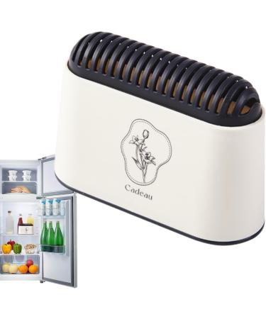 Refrigerator Odor Eliminator | Household Charcoal Deodorizer with Suction Cup - Reusable Deodorizer for Home White Odor Eliminator with Ventilation Holes - Buy Online on GoSupps.com