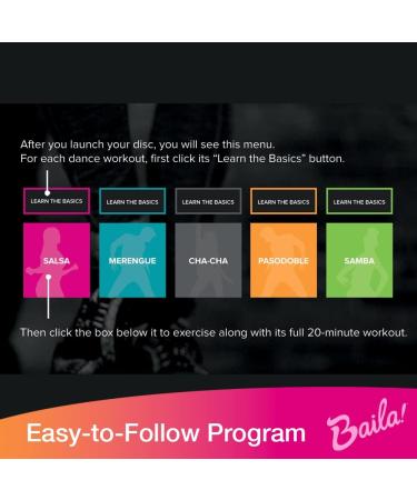 Baila Latin Dance Fitness DVD for Beginners & Seniors - Learn Fun Moves, Get Fit - Buy Online on GoSupps.com