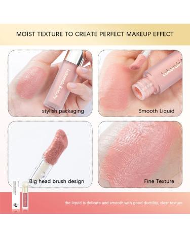 MEICOLY Matte Dewy Liquid Blush Stick - Long-Lasting Waterproof Formula - 01 Bliss Nude Pink - Buy Online on GoSupps.com