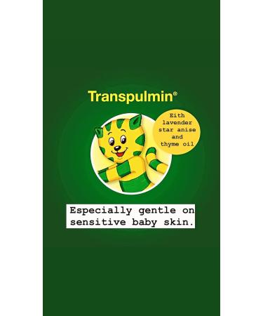 Transpulmin Baby Balm - Soothing Cold Relief for Kids 3+ | Essential Oils for Cough Cold & Runny Nose | 40ml - Buy Online on GoSupps.com