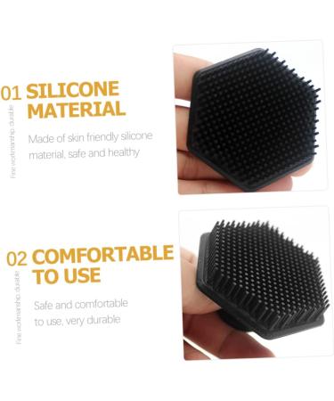 Healeved Silicone Face Brush Face Exfoliation Brush Face Scrubber Shower Brush for Body Silicone Facial Brush Skin Care Brush Silicone Bath Scrubber Deep Cleaning Brush Face Wash Brush - Buy Online on GoSupps.com