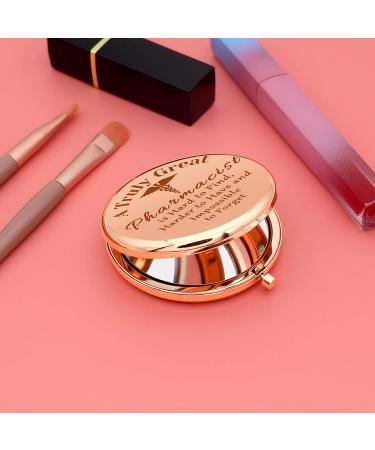 Medical Professional Compact Makeup Mirror - Pharmacist & Nurse Appreciation Gift - Buy Online on GoSupps.com