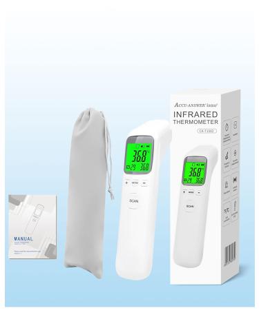 Infrared Digital Thermometer for Adults and Babies - Non-Contact, Fever Alarm, Accurate Reading, LCD Screen - Memory Function - Buy Online on GoSupps.com