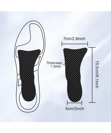 Carbon Fiber Midsole Plate Insole - 1 Pair | Rigid Support for Soccer, Basketball, Running Shoes | Ideal for Arthritis & Post Op Recovery - Buy Online on GoSupps.com