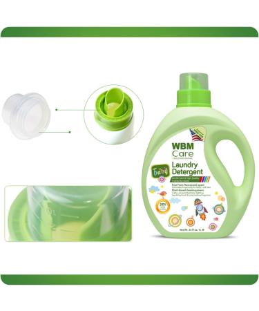 WBM Care Liquid Baby Laundry Detergent - 100 Loads 68 OZ | Eco-Friendly & Gentle for Babies - International Shipping Available - Buy Online on GoSupps.com