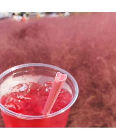 The best MOON 100pcs Heart Shaped Pink Straws Disposable Drinking Cute Straw Individually Wrapped Pink Plastic Straw Valentines day Cocktail Birthday Party Bridal Shower Wedding Supplies Pink 100 - Buy Online on GoSupps.com
