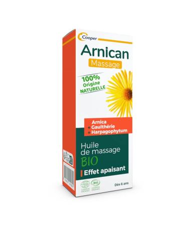 ARNICAN - Organic massage oil based on arnica, wintergreen and harpagophytum - Soothing effect - 100% natural origin - Made i