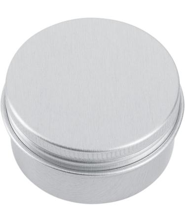 TsoLay 30ml Silver Aluminum Round Lip Balm Container with Screw Cap (Pack of 96) - Buy Online on GoSupps.com