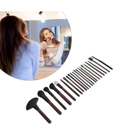 Makeup Brush Set Efficient Powder Grasping Professional Wooden Handle Cosmetic Tool with Storage Bag - Buy Online on GoSupps.com