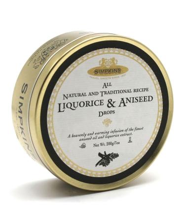Nipits Classic Liquorice and Aniseed Travel Tin 200g - The Original Travel Tin Manufacturer - All Natural Colours and Flavours - Vegetarian and Vegan Friendly - Gluten and Dairy Free