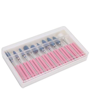 Nail Drill Set Tungsten Steel Acrylic Nail File Bits & Cuticle Efile - Fine Grain for Perfect Nails - Buy Online on GoSupps.com