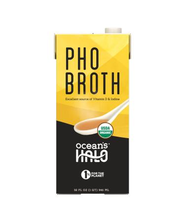 Oceans Halo Organic and Vegan Pho Broth, 32 oz. per Unit, 2 Pack