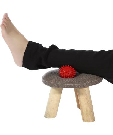 Verdant Touch Spiky Massage Therapy Ball - Fitness & Mobility Tool for Pain Relief Stress Relief | Red Peanut Ball - Buy Online on GoSupps.com