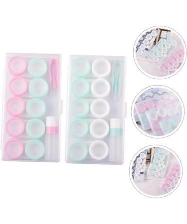 Healvian Colored Contact Lens Storage Box | Eye Case Container for Safe Storage | Light Green 14.5x8.2cm - Buy Online on GoSupps.com
