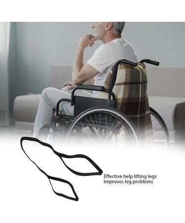 Leg Loop Lifter Portable Soft Leg Lifter Strap Black for Leg Recovery Stretching - Buy Online on GoSupps.com