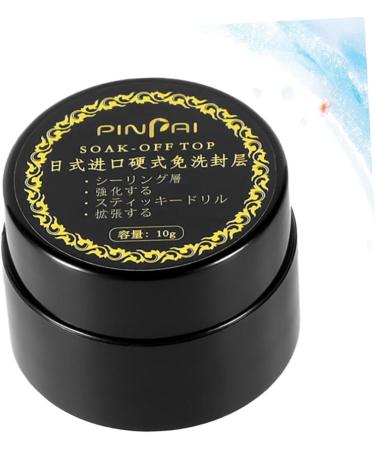 FOMIYES 1pc Gel Polish Glue Nail Art Glue Nail Art Decoration Nail Art Adhesive Builder Uv Top Coat Gel Uv Builder Top Coat Gel Polish Nail Art Top Coat Nails Gel Multifunction Auxiliary 3.5*2.5*0.5cm Black - Buy Online on GoSupps.com