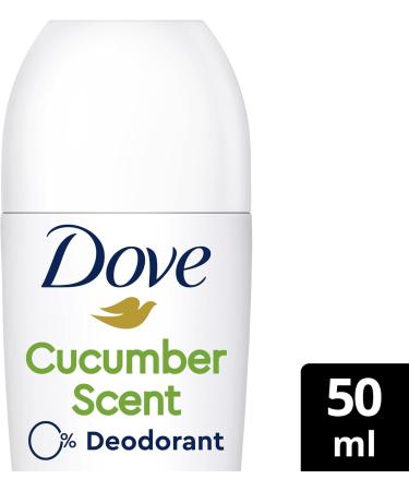  Dove Dove Deodorant Roll On Advanced 0% Salts Go Fresh Cucumber Anti-Perspirant Deodorant Alcohol-Free Formula and Aluminium Salts Protection Up to 48 Hours Deodorant for Men and Women 50 ml - Buy Online on GoSupps.com