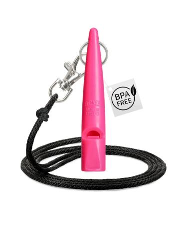 Acme dog pipe 210.5 Original from England with free instructions & black pipe band - loud & extensive for successful dog training & reliable callback (DG Pink)