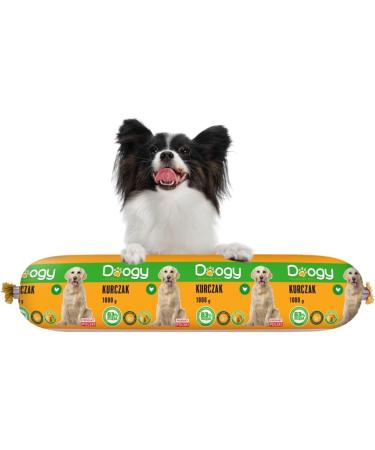 1 kg dog sausage dog food wet food high meat content premium | Dog food beef or poultry (10x 1kg chicken) - Buy Online on GoSupps.com