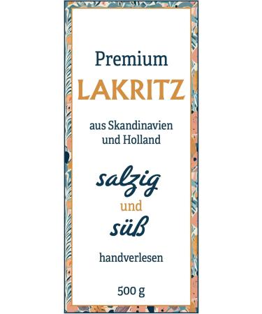  FRANCK ET OLIVIER Premium Licorice Mix 500g - Hand Selected Liquorice Specialties from Scandinavia and Holland - Sweet and Savoury Mix - Gift or Enjoy Yourself - Buy Online on GoSupps.com