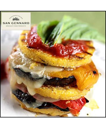 San Gennaro Gluten-Free Polenta 18 oz - Pre-Cooked, Vegan, Kosher - Pack of 6 with Recipes Booklet - Buy Online on GoSupps.com