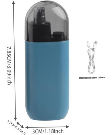 Portable Rechargeable Nose Hair Trimmer for Men - 6000RPM Electric Trimmer with Dust Cover | Safe & Painless Nasal Hair Removal - Buy Online on GoSupps.com