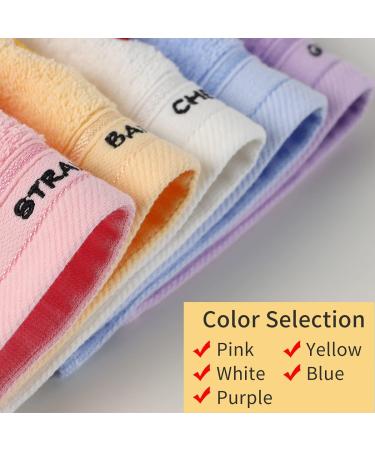 Soreca 100% Cotton Kids Towel Set | Cute Animal Embroidered Hand, Facial, Fingertip Towels for Children | 10x20 | Bathroom Washcloths - Buy Online on GoSupps.com