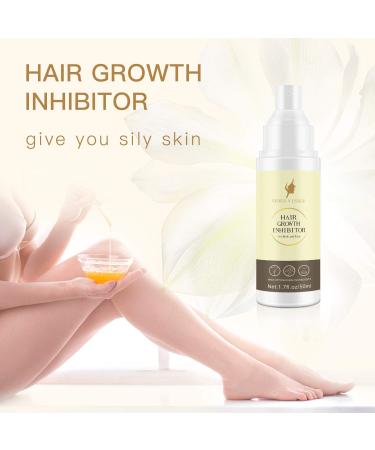 Hair Inhibitor 50ml - Non-Irritating Hair Stop Growth Spray for Body and Face - For Men and Women - 1.7 Fl Oz - Buy Online on GoSupps.com