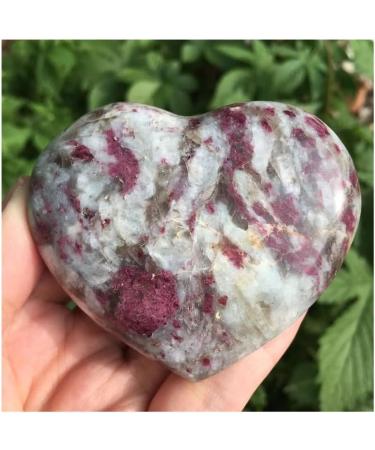 Natural Crystal Rough Natural Rubellite Crystal Heart-Shaped Tourmaline Gemstone Crystal Home Decoration Stones - Buy Online on GoSupps.com