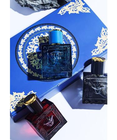 Love God Perfume Set Men's Perfume Gift Box Men's Perfume Oceanic Tones Perfume Fresh Light Natural Perfume 3X30ML Total 90ML (3 Liquid Volume Ounces) - Buy Online on GoSupps.com
