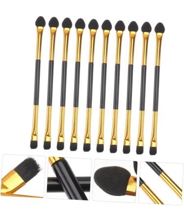 Baluue 20pcs Double Ended Eyeshadow Brush Professional Makeup Brush Eye Cosmetics Brush Lids Plastic Rayon - Buy Online on GoSupps.com