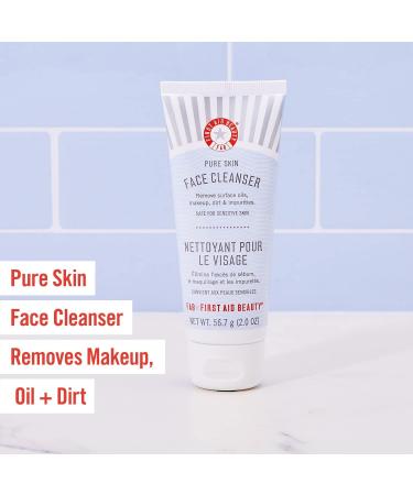 First Aid Beauty Clean Smooth + Groovy Gift Set Complexion-Boosting Essentials to Cleanse Exfoliate Brighten Firm + Hydrate Skin Safe for Sensitive Skin 5 FAB Products - Buy Online on GoSupps.com