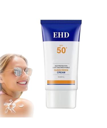 Kirposh Ehd Sunscreen EHD Sunscreen Cream Ehd Sunscreen Spf 50 Sunscreen For Face Face Sunscreen Moisturizer Daily Uv Defense Sunscreen No Sticky Feeling Color 1pcs