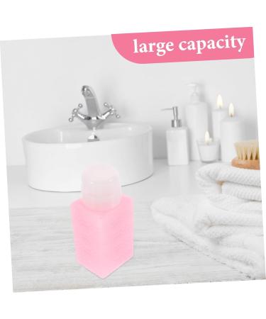 SKISUNO Nail Polish Remover Dispenser Push down Gel Nail Polish Nail Gel Polish Nail Polish Remover Dispenser Pump Mini Water Dispenser Travel Cotton Ball Plastic Bottle Pink 6x5x13cm Pink - Buy Online on GoSupps.com