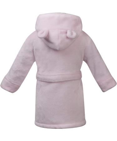 Lora Dora Baby Girls Pink Hooded Fleece Dressing Gown 6-12 Months - Buy Online on GoSupps.com
