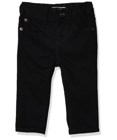 The Children's Place Boy's Stretch Straight Jeans 16 Black Wash Single