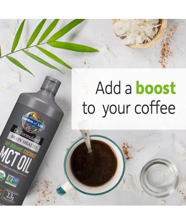 Organic Coconut MCT Oil unflavored - Dr. Formulated Brain Health | 32 fl oz | Garden of Life - Buy Online on GoSupps.com