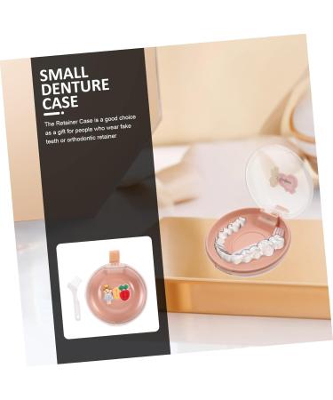 Buy Gatuida Container Prostheses Storage Box - Pink Retainer Case for Aligners & Invisalign - 10x8.4x2.7cm - Durable & Stylish Storage Solution - Buy Online on GoSupps.com
