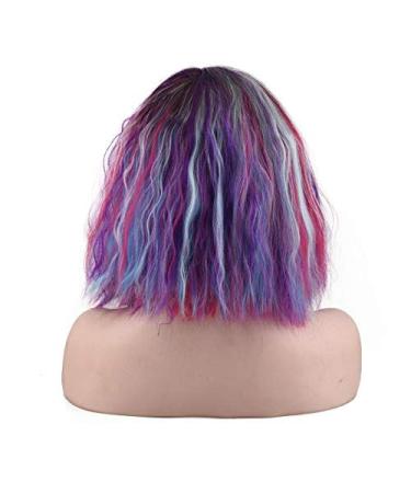 BGHJUE Front Lace Gradient Long Curly Hair Wig - Premium Chemical Fiber for Stylish Looks | International Shipping Available - Buy Online on GoSupps.com