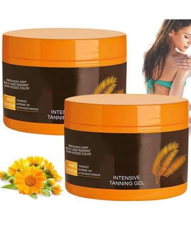 Luxury Intensive Tanning Gel,New Tanning Gel,Natural Tanning Accelerator Cream Gel,Tanning Accelerator Cream,Dark Brown Tanning Gel for Outdoor Sun,Natural Tanning Cream,Tanning Gel for Travel