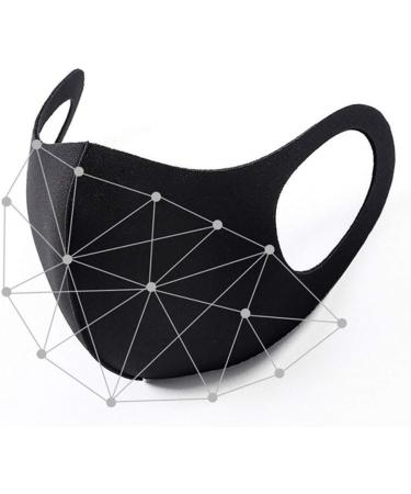Riou 5-Piece Washable Cotton Face Mask Set - Breathable & Dustproof Protection for Men & Women (Z-15) - Buy Online on GoSupps.com