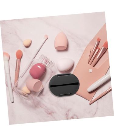 Mikinona 1set Powder Puff Storage Box Make up Travel Egg Rack Silica Gel Black 20X4.8CM - Buy Online on GoSupps.com