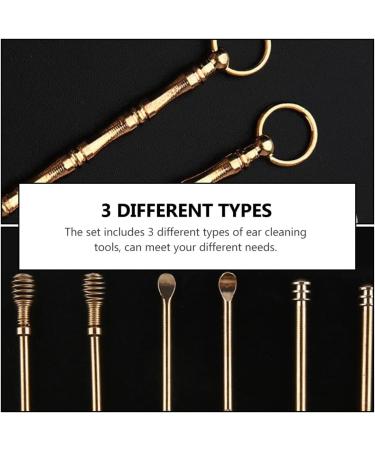 FRCOLOR 18pcs Earwax Removal Kit for Adults - Lightweight Metal Ear Pick Set for Cleaner Ears - Spiral Earpicks for Men and Women - Buy Online on GoSupps.com