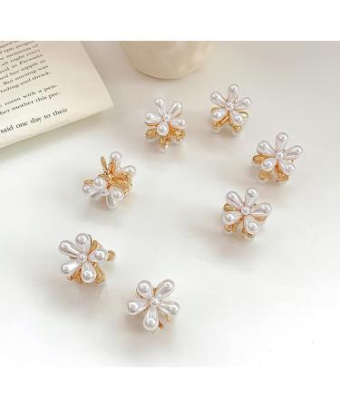 12 Pcs Mini Flower Pearl Hair Clips for Girls Women Cute Hair Pins Small Hair Clips Lily Flower Clips for Hair Wedding Hair Barrettes Bridal Hair Accessories for Girls Women - Buy Online on GoSupps.com