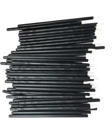 BELLIFFY 100pcs Eye Makeup Tools Eyeliner Smudge Brush Lip Scrubber Tool Eyeliner Applicator Tool 15cmX10cm Black - Buy Online on GoSupps.com