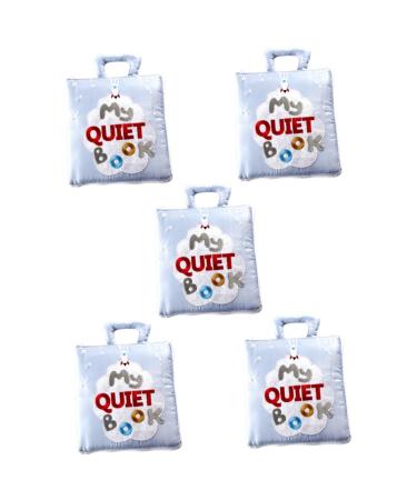 Ibasenice 5st Baby Functiona book Baby Toys newborn baby books 0-6 months baby rag-book baby book Baby Baby Baby Baby Learning Book toddler touch fabric birthday present