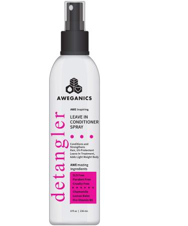 Awegaics Leave-in Conditioner Detangler Spray - Inspiring Pro-Vitamin B5 Conditioning Hair Detangling Spray for Women Men Kids -Cruelty-Free Beautiful scent COLOR SAFE